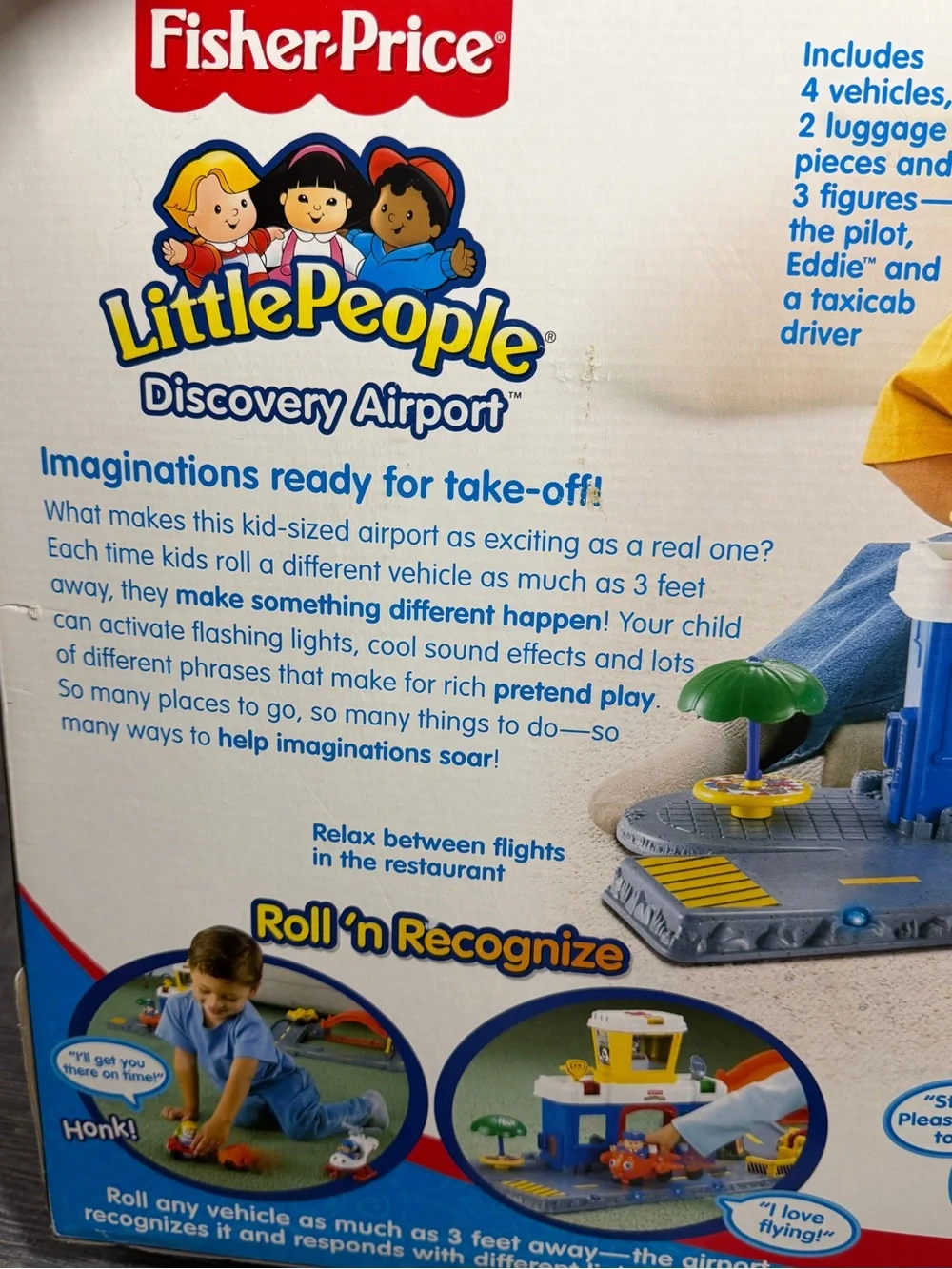 Vintage 2002 Fisher Price Little People Discovery Airport New Box Y2K Original